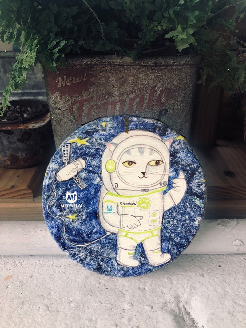 珪藻土杯墊 | 貓杯墊系列 - 杯墊 - 防水材質 