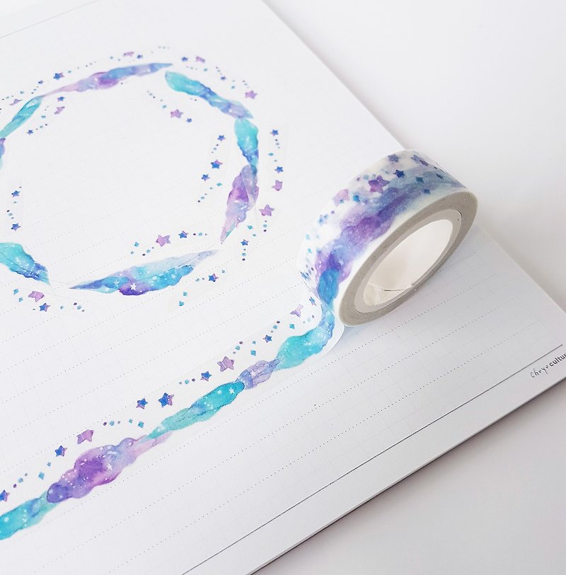 Azure ribbon paper tape - มาสกิ้งเทป - กระดาษ สีน้ำเงิน