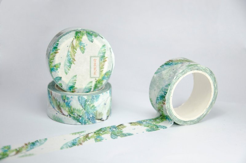 surenzhai food goods and paper tape Sioux City Stories - The snow banana - Washi Tape - Paper Green