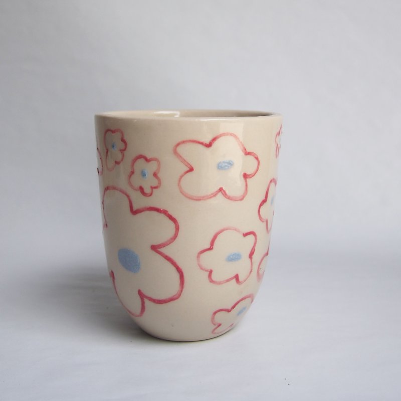 ฺBlooming ceramic handmade - Mugs - Pottery 