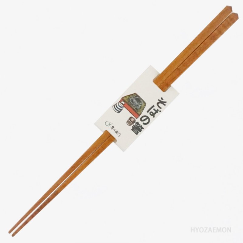 Hyozaemon Soba Chopsticks 23.5cm - ตะเกียบ - ไม้ 