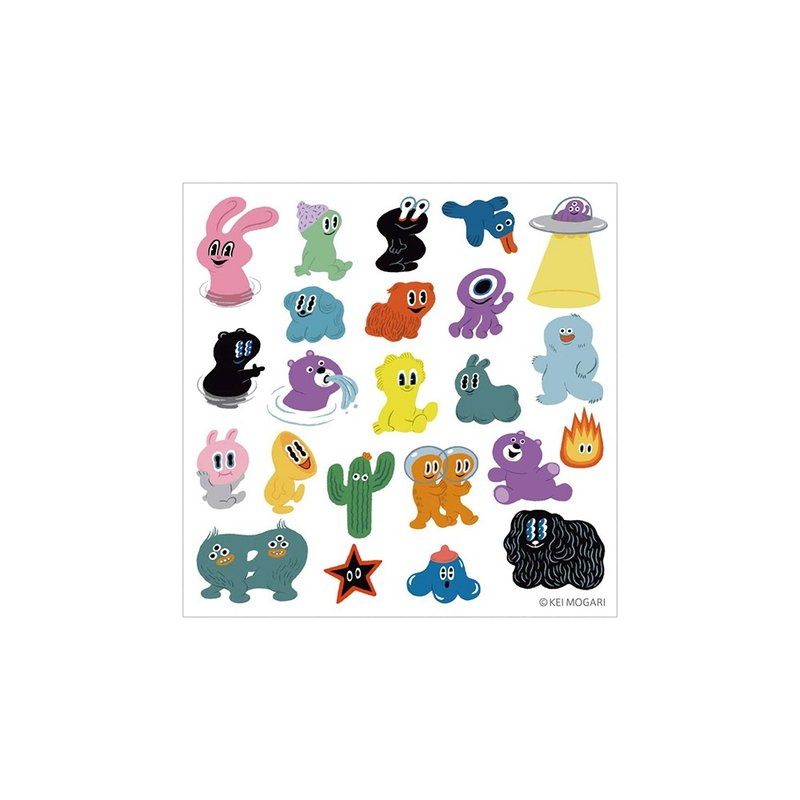 [KING JIM] pop up 3D sticker alien - Stickers - Plastic Multicolor