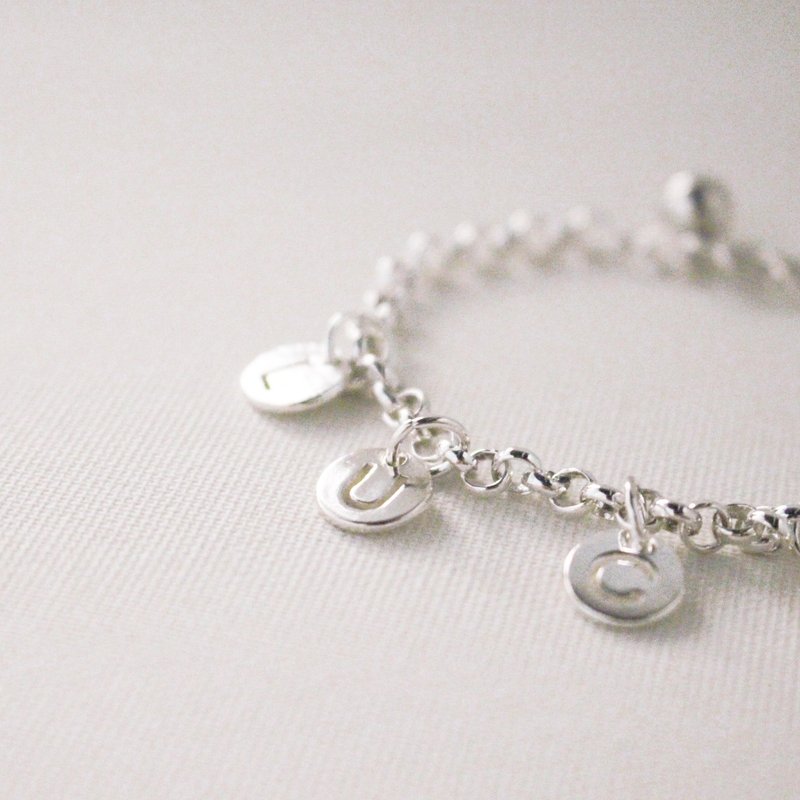 Words-baby Silver bracelet - Bracelets - Silver Silver