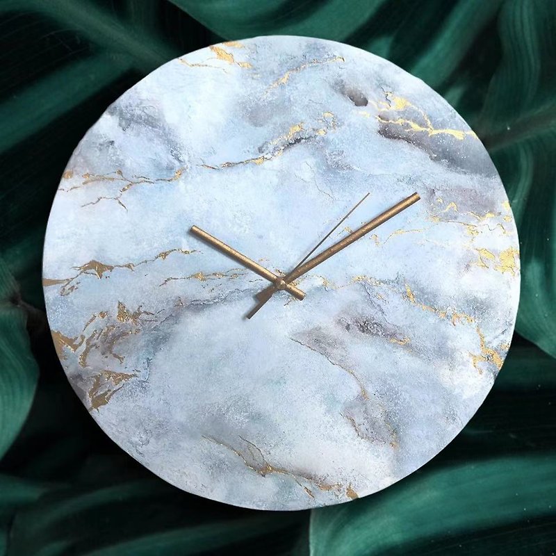 [Customized] Original - Stone Clock - นาฬิกา - วัสดุอื่นๆ สีน้ำเงิน