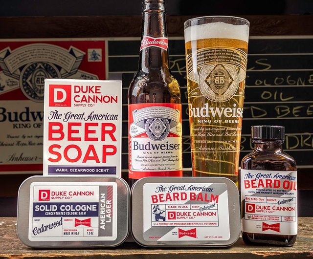 Duke Cannon Supply Co. Beer Soap, Warm, Cedarwood Scent - 10 oz