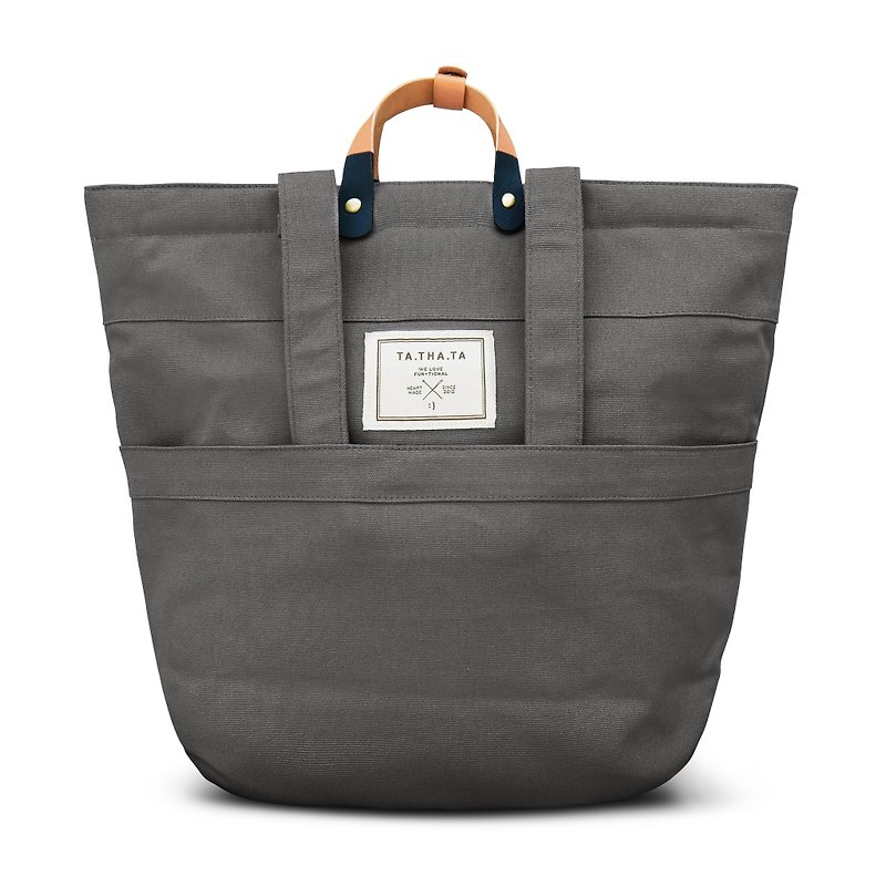 Swift stone backpack : grey - กระเป๋าเป้สะพายหลัง - วัสดุอื่นๆ สีเทา
