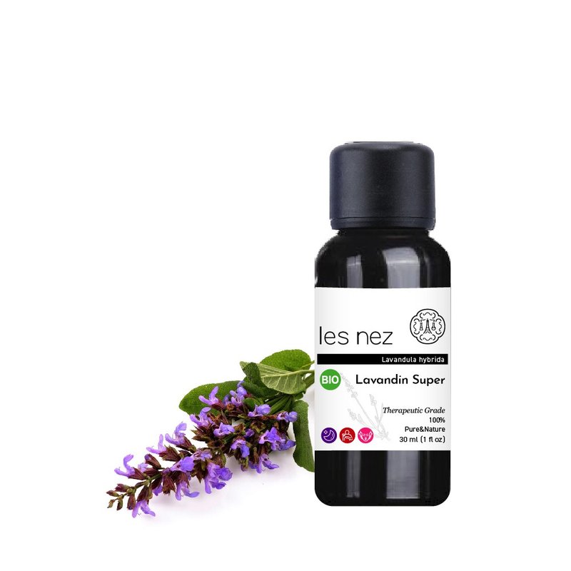 【Les nez 香鼻子】天然單方超級醒目薰衣草精油 30ML - 香氛/精油/擴香 - 精油 黑色