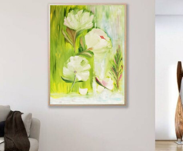 テクスチャーアート 花 アートパネル 絵画 原画 抽象画 生き延びる