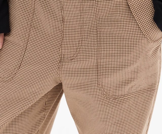 【1940年～1950年代】vintage　千鳥格子柄 フレアパンツ ニット ジャパンヴィンテージ千鳥格子柄フレアパンツ - ショップ DOSORDONTS