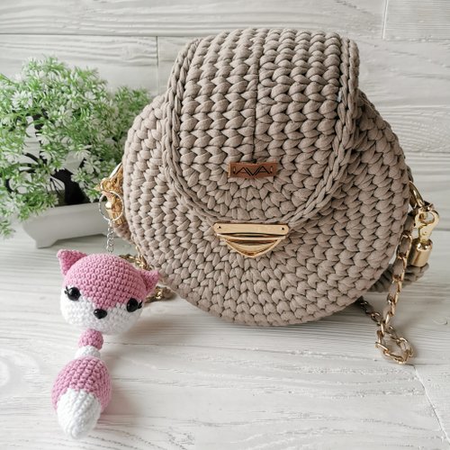 かぎ針編みのキーホルダー、動物のキーホルダー、かぎ針編みの