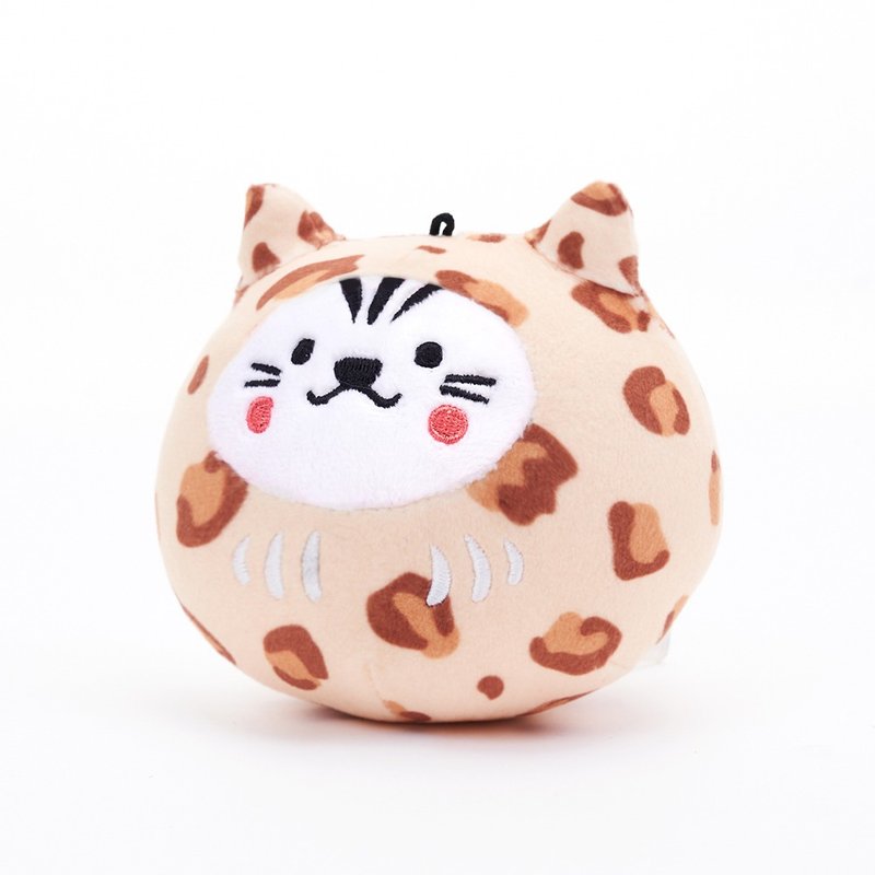 Blessing Bodhidharma Cat Grass Ball - Limited Edition (Golden Leopard) HitoCat Ji Dou Cat - ของเล่นสัตว์ - ผ้าฝ้าย/ผ้าลินิน สีทอง