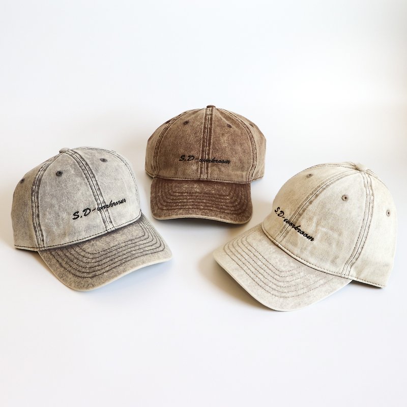 Classic washed denim baseball cap - Hats & Caps - Cotton & Hemp Multicolor