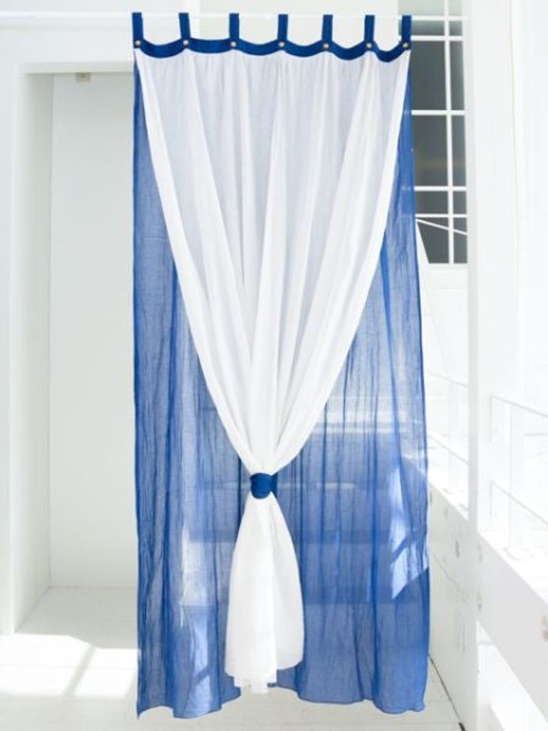 Layered Gauze Cotton Curtain 200cm - 門簾/門牌 - 其他材質 
