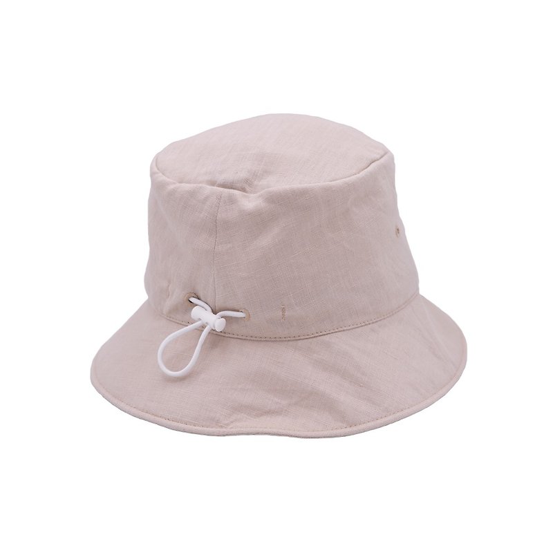 Foldable pork pie hat Color Cream - Hats & Caps - Cotton & Hemp Khaki