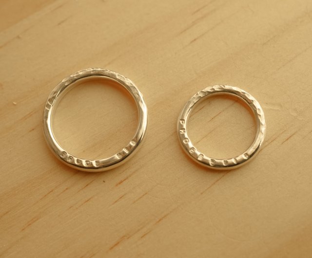 一つの指輪二つの指輪シリーズ印刷リング ショップ Specific One リング Pinkoi