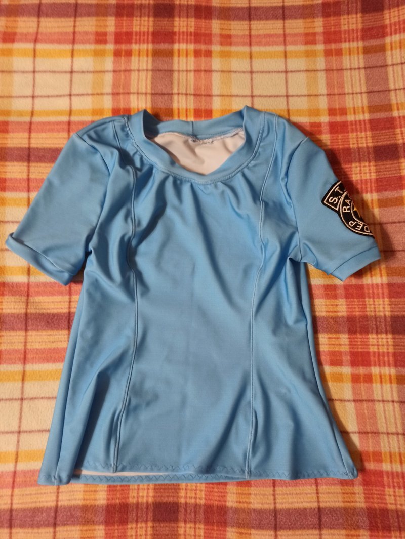 JIll Valentine custom made shirt - 帽T/大學T - 其他材質 藍色