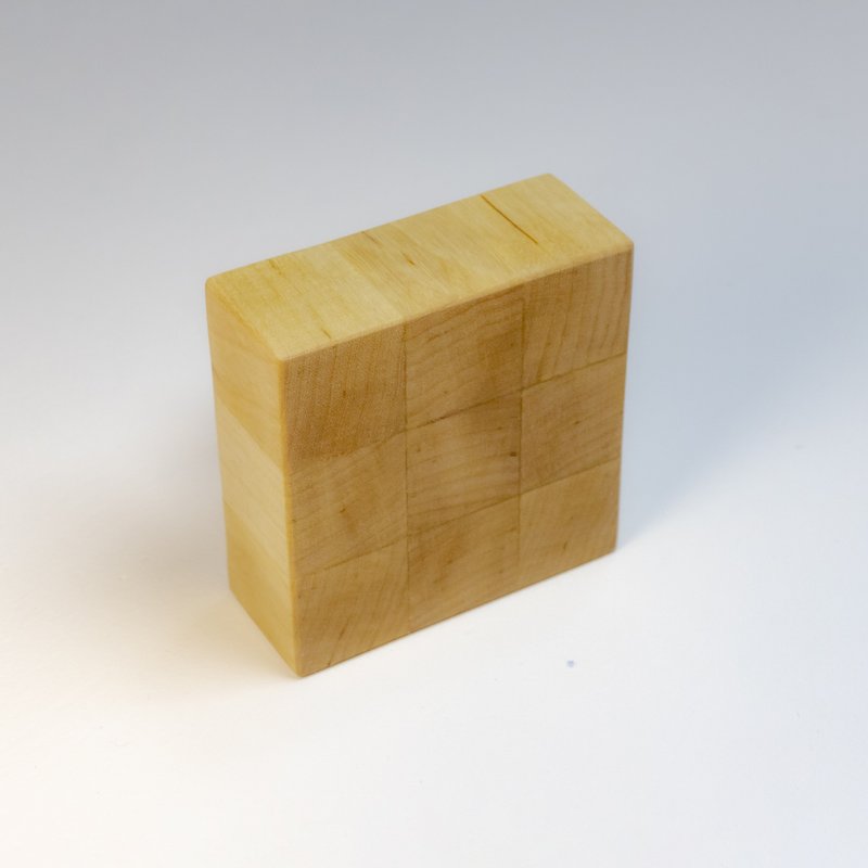 Birch square knob, cupboard cabinet drawer pull handle. Handle cabinet door pull - 其他家具 - 木頭 白色