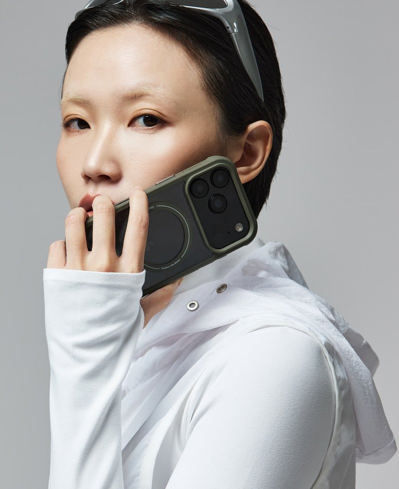 【bitplay】防摔磁吸殼 for iPhone 17 系列 霧灰綠 - 手機殼/手機套 - 其他材質 
