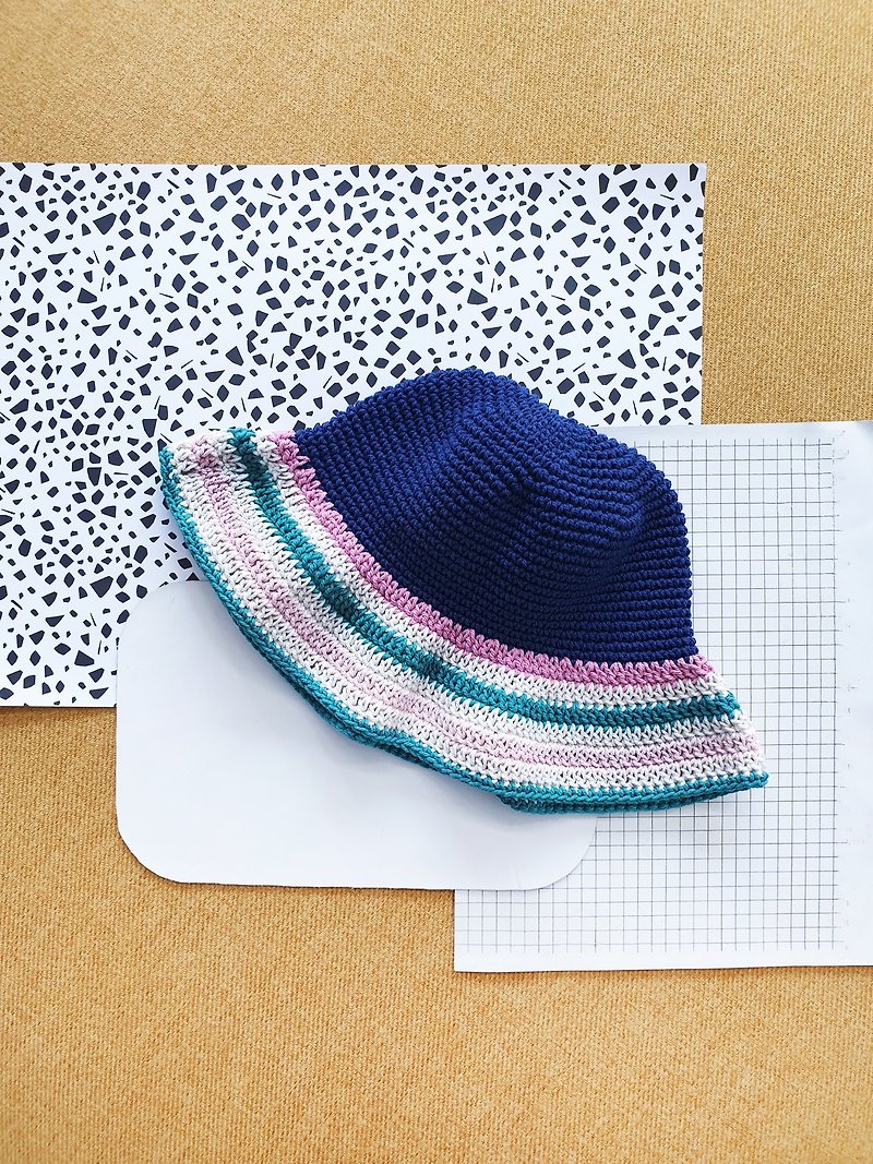 Candy crush crochet hat - Hats & Caps - Cotton & Hemp Multicolor