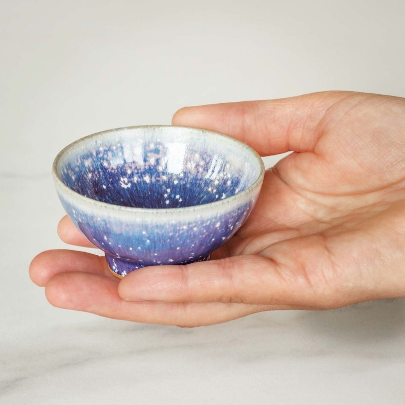 一点もの - Cup Guinomi Galaxy – Daisuke Mino - 茶壺/茶杯/茶具 - 陶 藍色