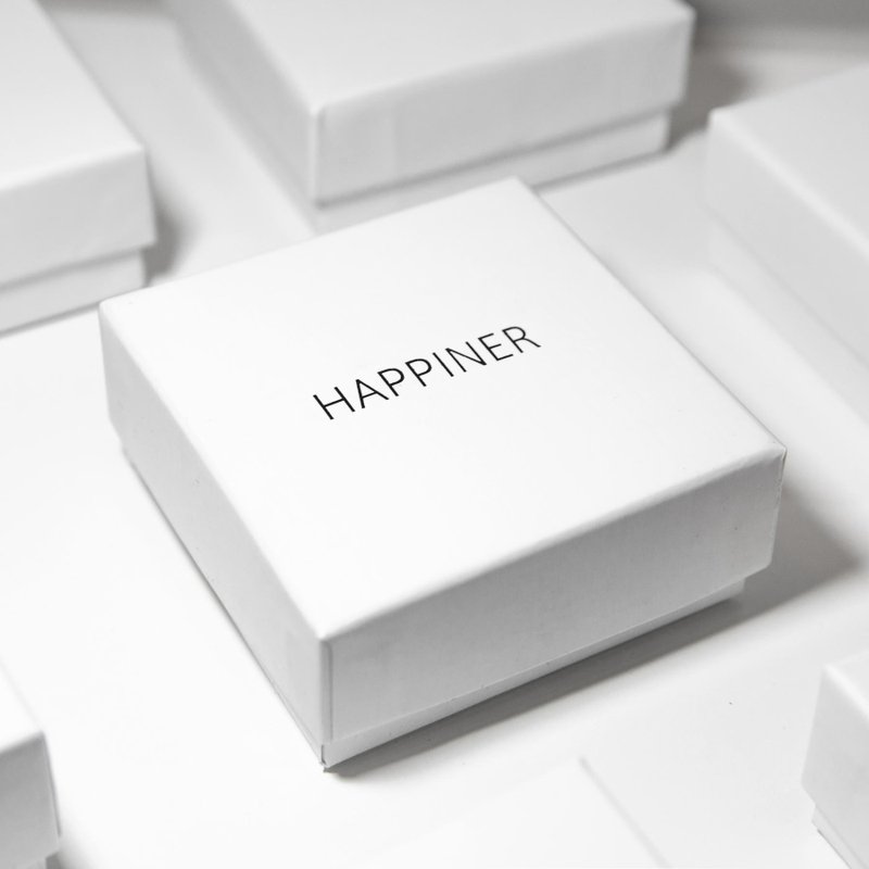 【包裝加購】HAPPINER Packaging - Jewelry Box - 其他 - 紙 白色