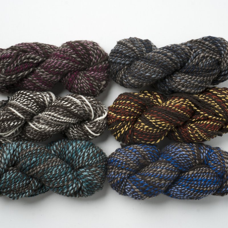 Lush Yak Hand Spun ‧ Bulky - Knitting, Embroidery, Felted Wool & Sewing - Other Materials Multicolor