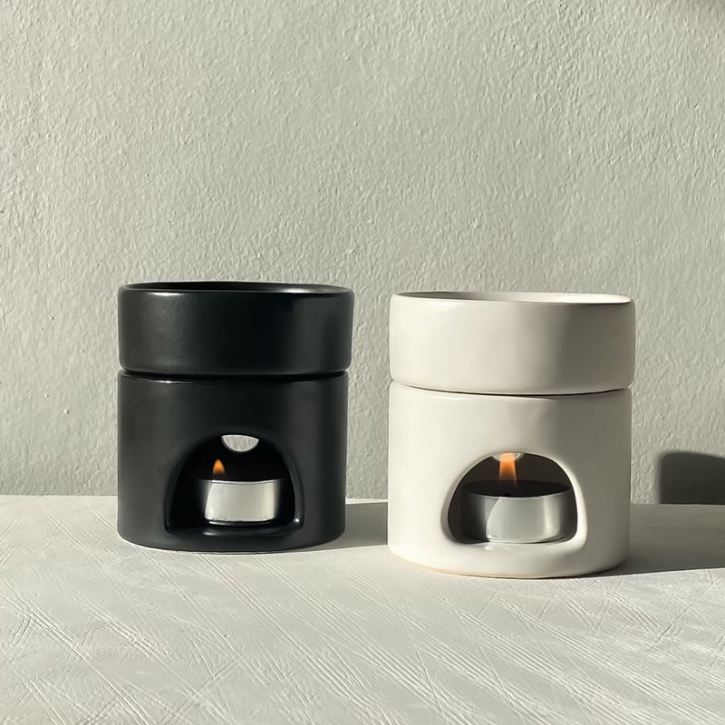 Essential oil burner AR-08 - 花瓶/花器 - 陶 白色