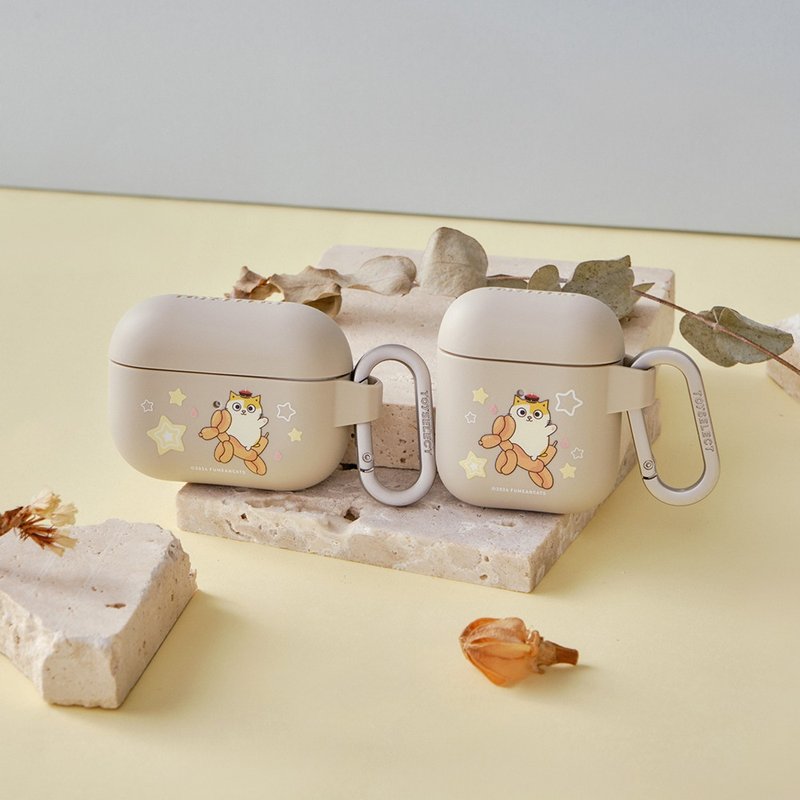黃阿瑪氣球狗狗強悍防摔AirPods保護套 - AirPods/耳機保護套 - 塑膠 多色