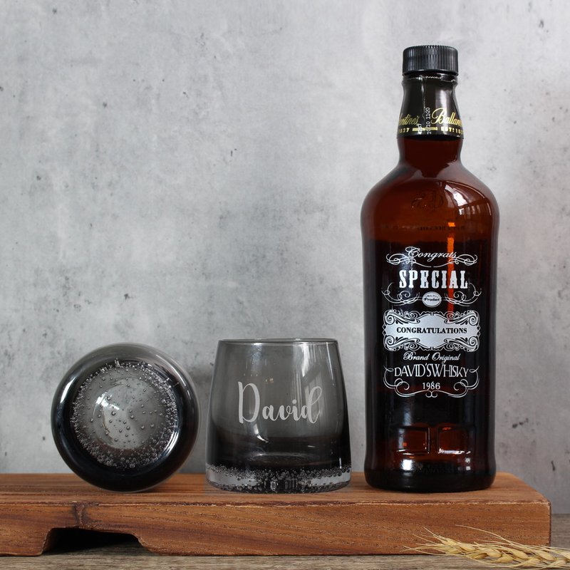 個人禮物| 訂製酒標Balvenie Doublewood 12年單一麥芽威士忌 - 酒類 - 玻璃 