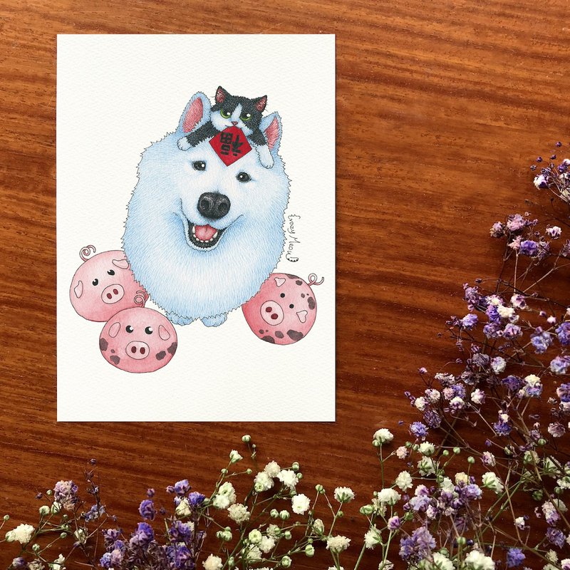 【Cat Maniac】Postcard(55) - Cards & Postcards - Paper Multicolor