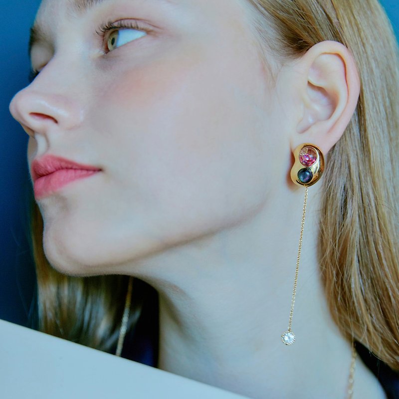 Palett Snowbal Earrings 2 - ต่างหู - แก้ว 