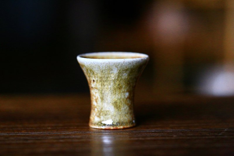 Woodfired Pottery Tea cup / Wine Cup - ถ้วย - ดินเผา สีนำ้ตาล