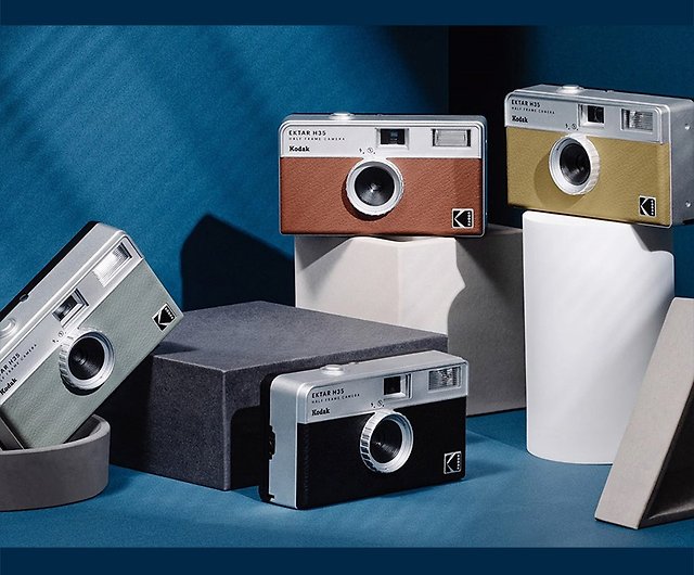Kodak Kodak レトロフィルムカメラ Kodak Ektar H35 ブラックハーフフレームカメラを予約購入 ショップ Kodak Tw カメラ Pinkoi
