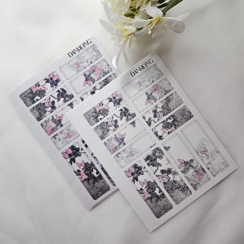 Oriental label sticker & paper _ 1 - 貼紙 - 紙 