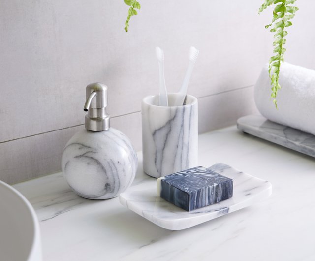 Marble Bathroom Storage Accessories Organizer