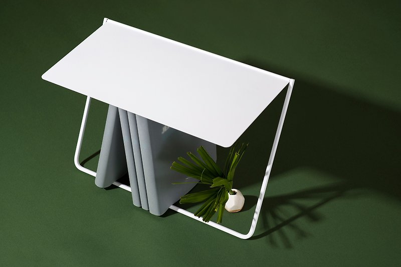 FlipUp/Flip Shelf-Chenxi White Bookshelf - กล่องเก็บของ - โลหะ ขาว