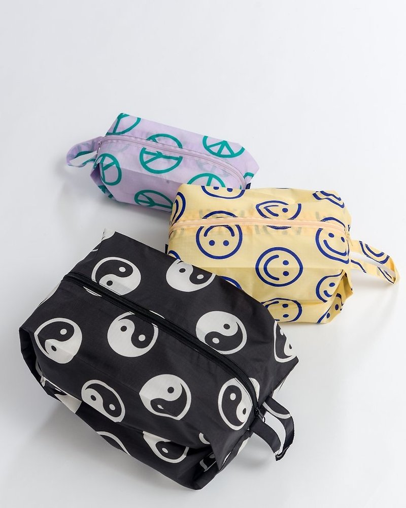 [New]BAGGU travel admission package three groups - symbol series - Toiletry Bags & Pouches - Waterproof Material Yellow