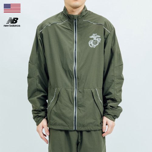 実物 米軍 米海兵隊 NB製 USMC PT ランニング ジャケット MADE IN USA 