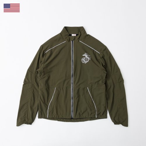 実物 米軍 米海兵隊 NB製 USMC PT ランニング ジャケット MADE IN USA