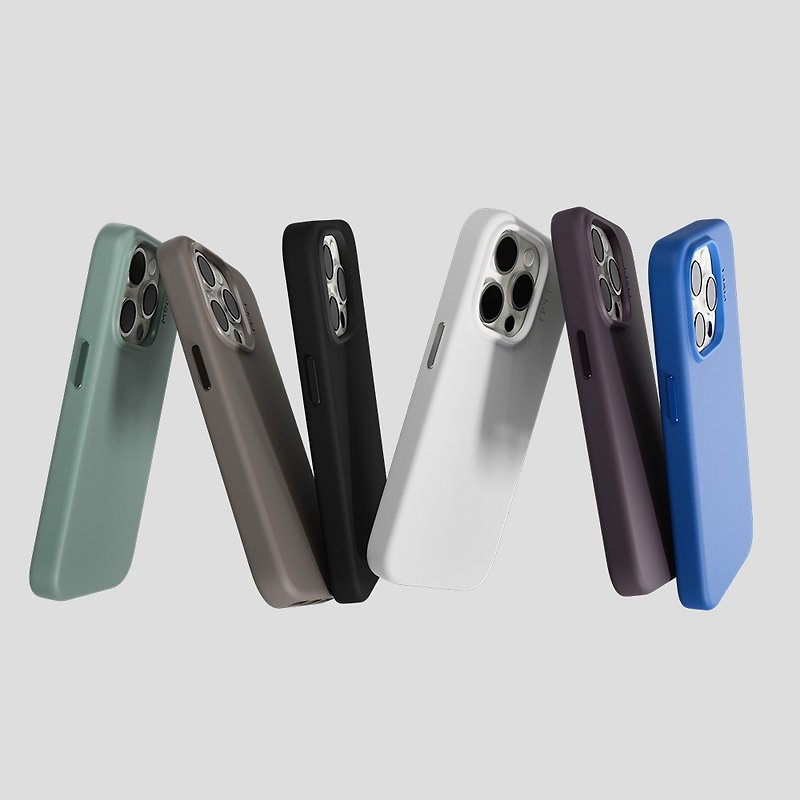 MOFT | iPhone15 シリーズ マグネット レザー電話ケース MOVAS 複数色あり - スマホケース - その他の素材 
