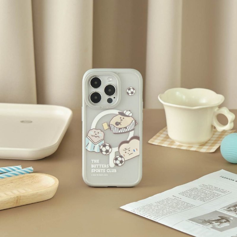 The Butters足球比賽極光霧透MagSafe iPhone手機殼 - 手機殼/手機套 - 塑膠 多色