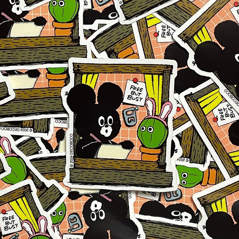 Sticker Living Series Himataro by the Window - สติกเกอร์ - วัสดุอื่นๆ 