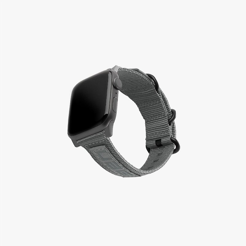 UAG Apple Watch 38/40 / 41mmNatoナイロンストラップ-グレー - 腕時計ベルト - ナイロン 