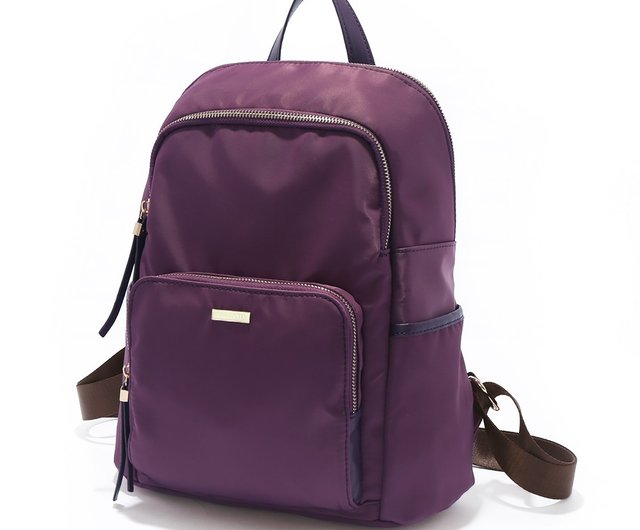dark purple backpack