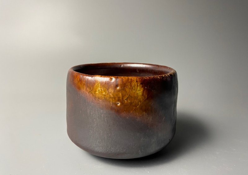 Wood-fired yunomi - 花瓶/花器 - 陶 