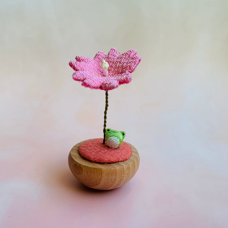 療癒系搖搖-櫻花-青蛙 - 擺飾/家飾品 - 其他人造纖維 