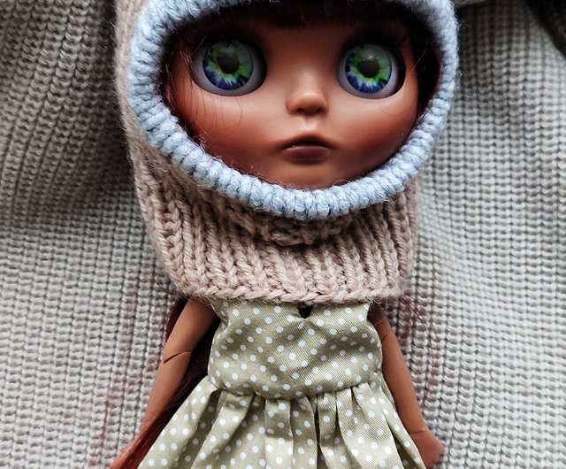 ネオブライス ニット帽子 ベージュ #20 確認用プチブライス、リカ