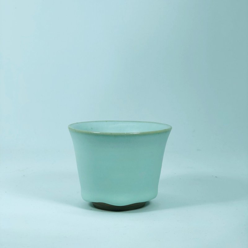 手工天青汝窯 平安杯 JR006 - 茶壺/茶杯/茶具 - 其他材質 
