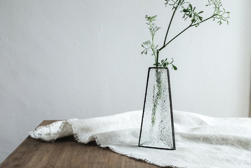 生息 | 鑽石花玻璃錐形花器 - 花瓶/花器 - 玻璃 透明