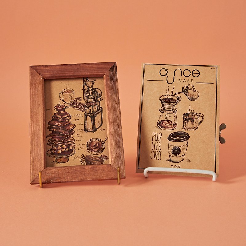Coffee Theme Postcard - Cards & Postcards - Paper 